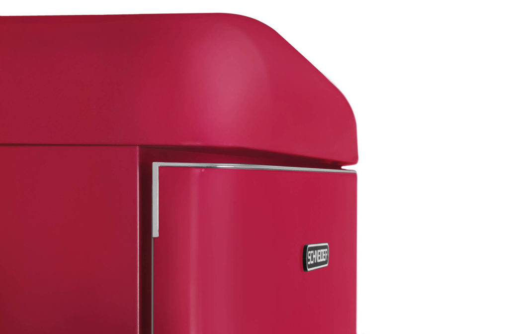 SCHNEIDER CONSUMER SCDD208VHAW koel-vriescombinatie Vrijstaand 211 l Roze - Afbeelding 9