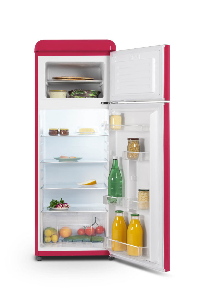 SCHNEIDER CONSUMER SCDD208VHAW koel-vriescombinatie Vrijstaand 211 l Roze - Afbeelding 3