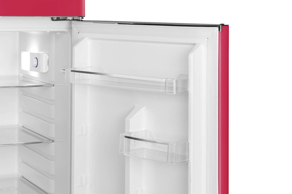 SCHNEIDER CONSUMER SCDD208VHAW koel-vriescombinatie Vrijstaand 211 l Roze - Afbeelding 5