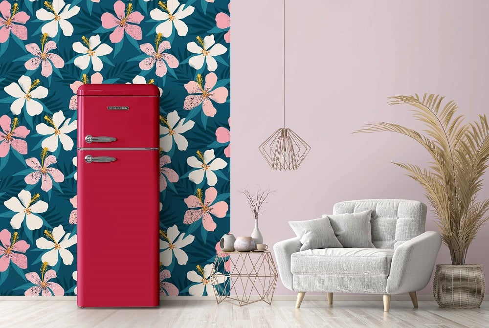 SCHNEIDER CONSUMER SCDD208VHAW koel-vriescombinatie Vrijstaand 211 l Roze - Afbeelding 14