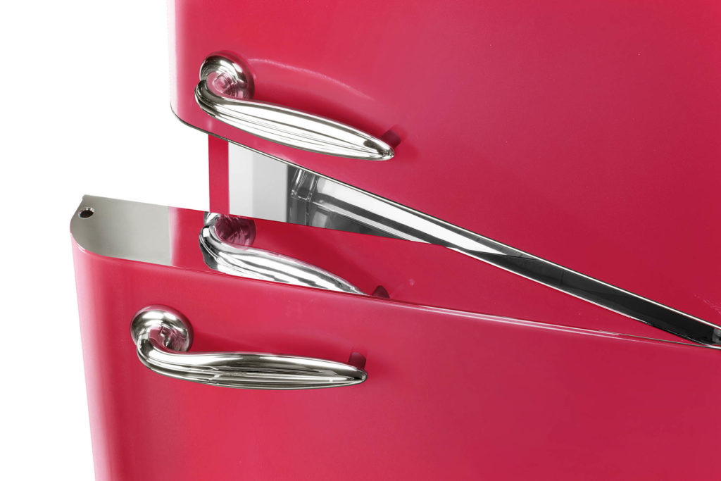 SCHNEIDER CONSUMER SCDD208VHAW koel-vriescombinatie Vrijstaand 211 l Roze - Afbeelding 13
