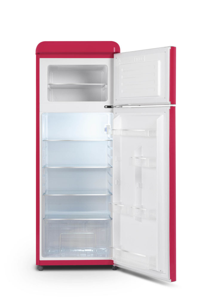 SCHNEIDER CONSUMER SCDD208VHAW koel-vriescombinatie Vrijstaand 211 l Roze - Afbeelding 4