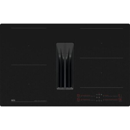 AEGTH84CC23CZ Serie 7000 SenseFry inductiekookplaat met geïntegreerde afzuigkap, 80 cm - saphirmatt