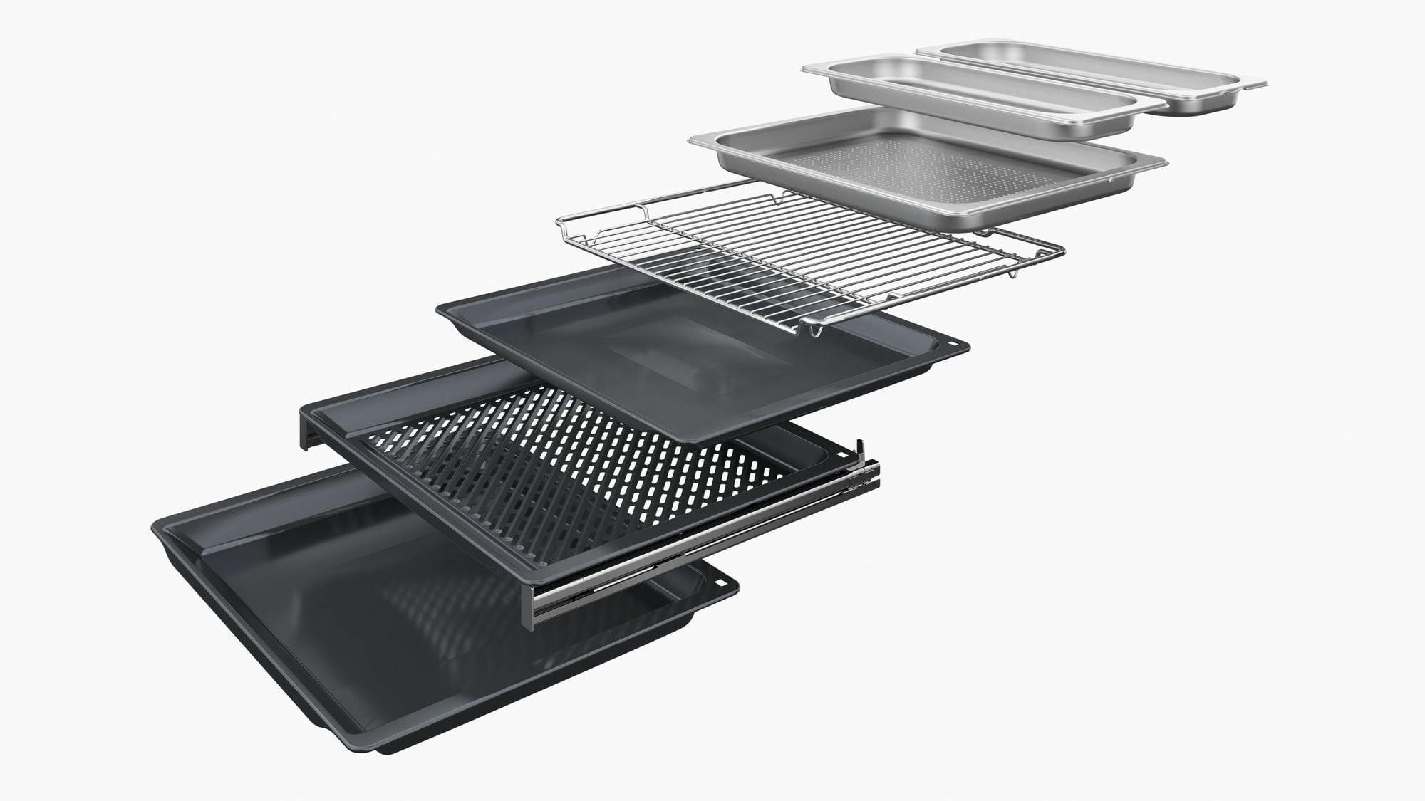 Bosch Serie 8 HSG958DB1 stoomoven Groot Zwart Touch SHOWMODEL EWO09SR - Afbeelding 8