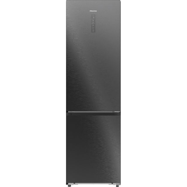 Hisense RB5P410SAFCUK koel-vriescombinatie Vrijstaand 413 l Zwart, Roestvrijstaal DHZ4604
