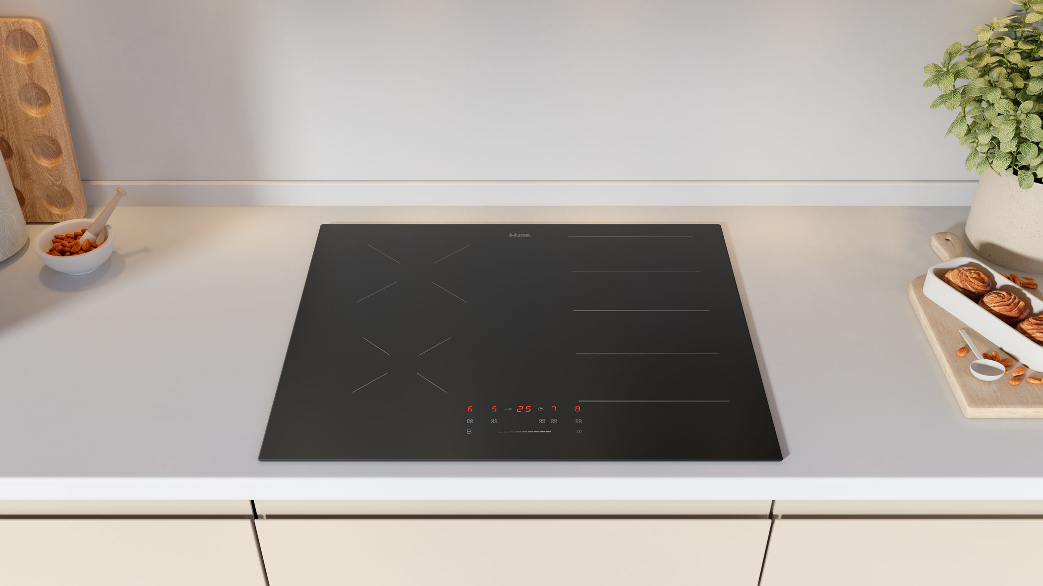 ETNA KIF360ZT kookplaat Zwart Ingebouwd 60 cm Inductiekookplaat zones 4 zone(s) - Afbeelding 7