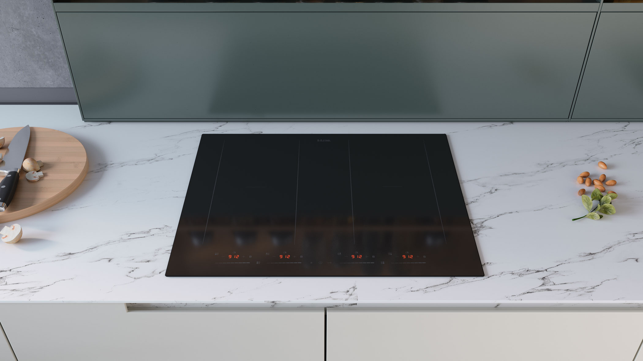 ETNA KIF562ZT kookplaat Zwart Ingebouwd 59 cm Inductiekookplaat zones 4 zone(s) - Afbeelding 7