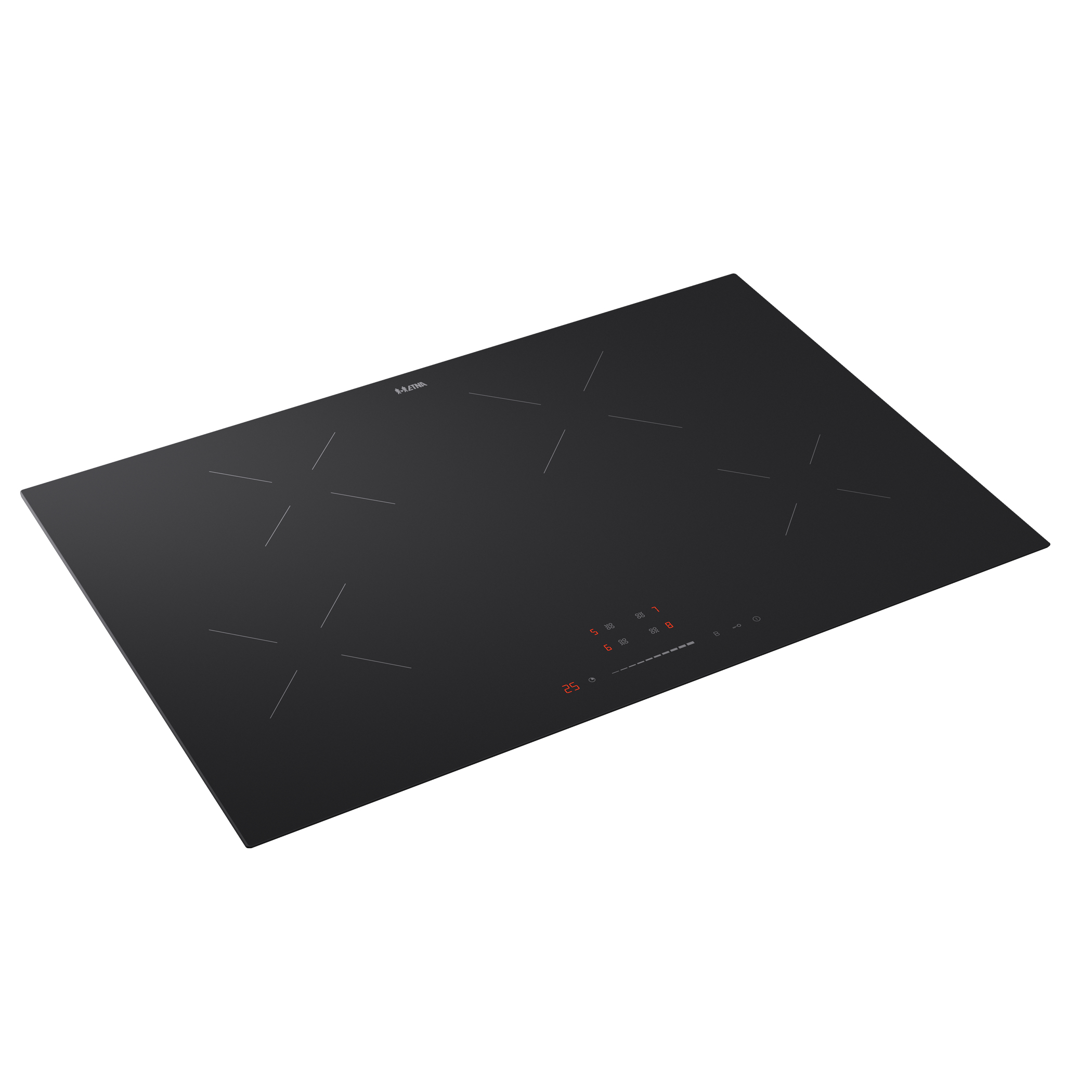 ETNA KI377ZT kookplaat Zwart Ingebouwd 77 cm Inductiekookplaat zones 4 zone(s) - Afbeelding 3