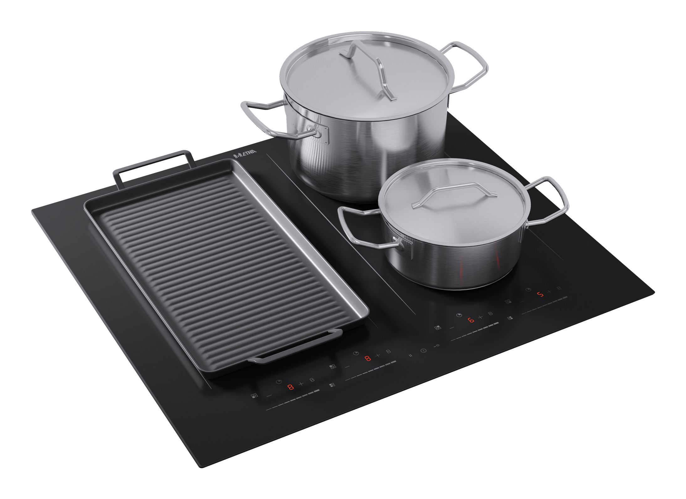 ETNA KIF5462ZT kookplaat Zwart Ingebouwd 59 cm Inductiekookplaat zones 4 zone(s) - Afbeelding 4