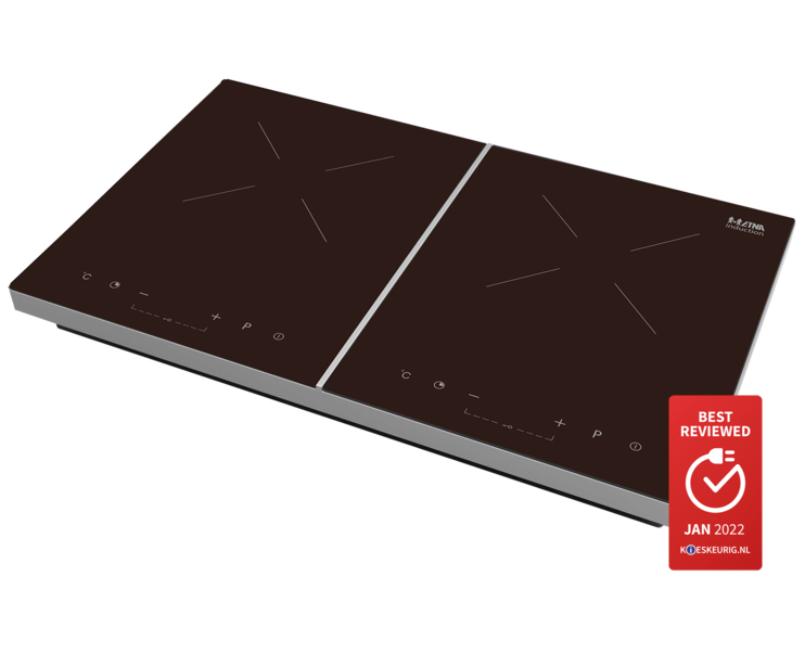 ETNA KIV12ZIL kookplaat Zwart Aanrecht 56 cm Inductiekookplaat zones 2 zone(s) - Afbeelding 5