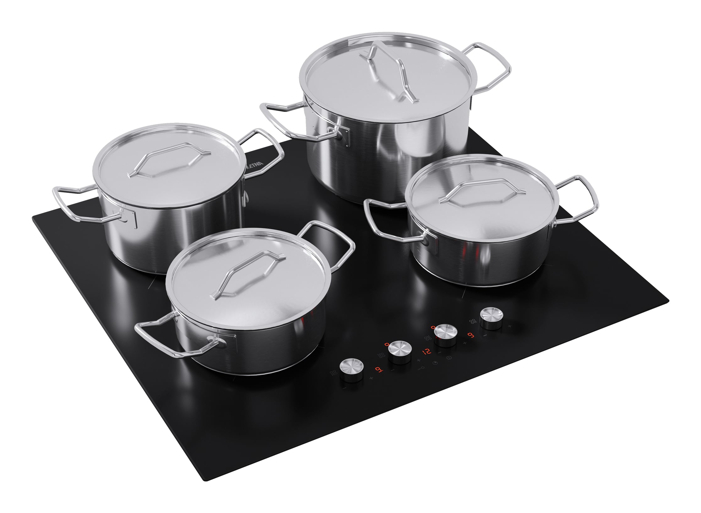 ETNA KI560KZT kookplaat Zwart Ingebouwd 59 cm Inductiekookplaat zones 4 zone(s) - Afbeelding 3