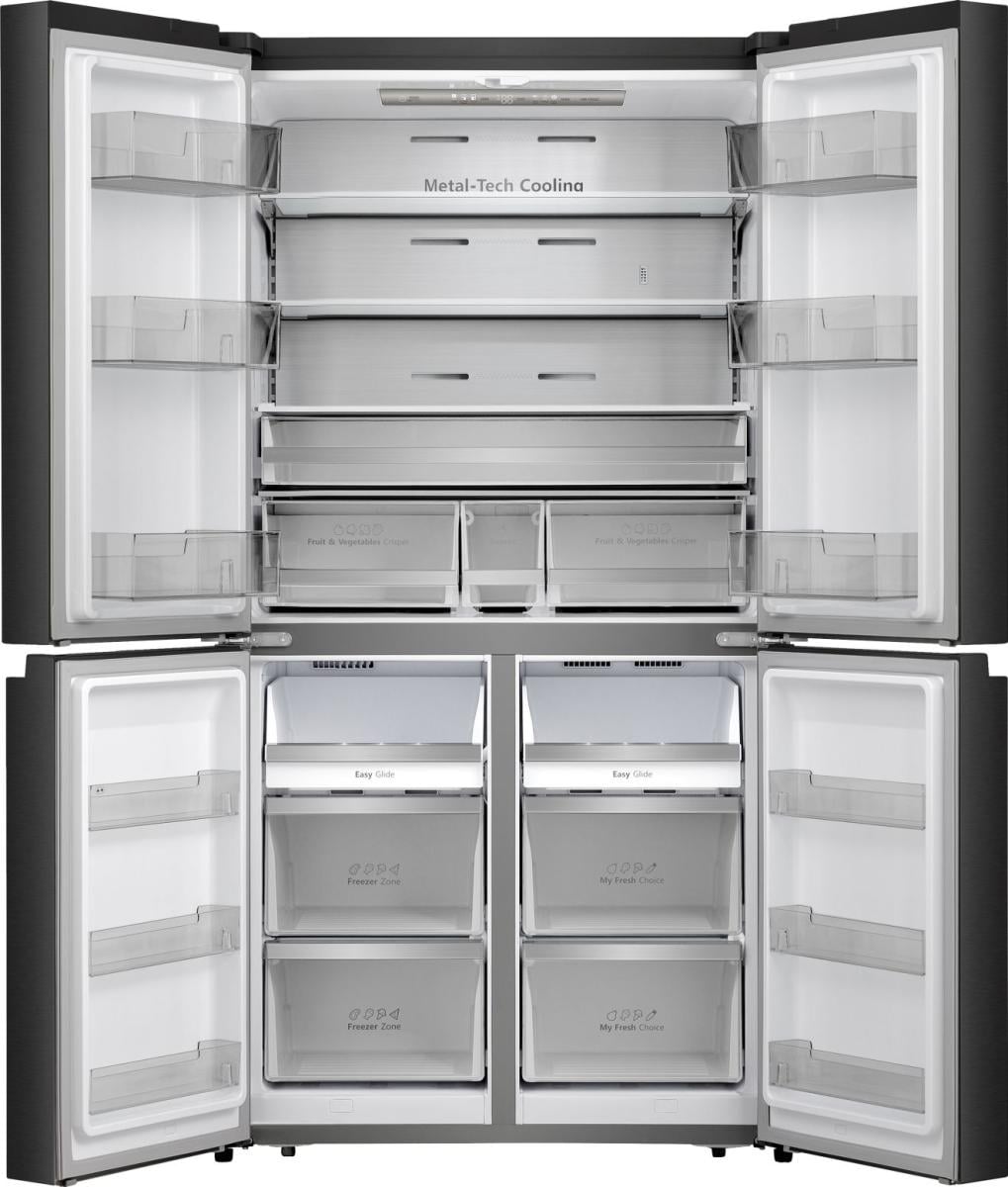 Hisense RQ758N4SAFE amerikaanse koelkast Vrijstaand 609 l Zwart DHZ5352 - Afbeelding 4