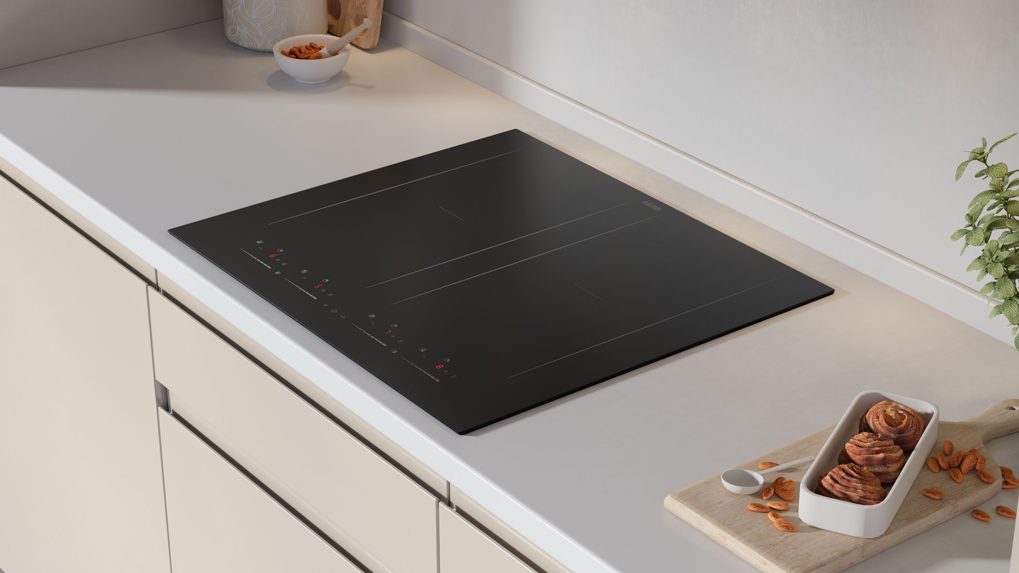 ETNA KIF5462ZT kookplaat Zwart Ingebouwd 59 cm Inductiekookplaat zones 4 zone(s) - Afbeelding 7