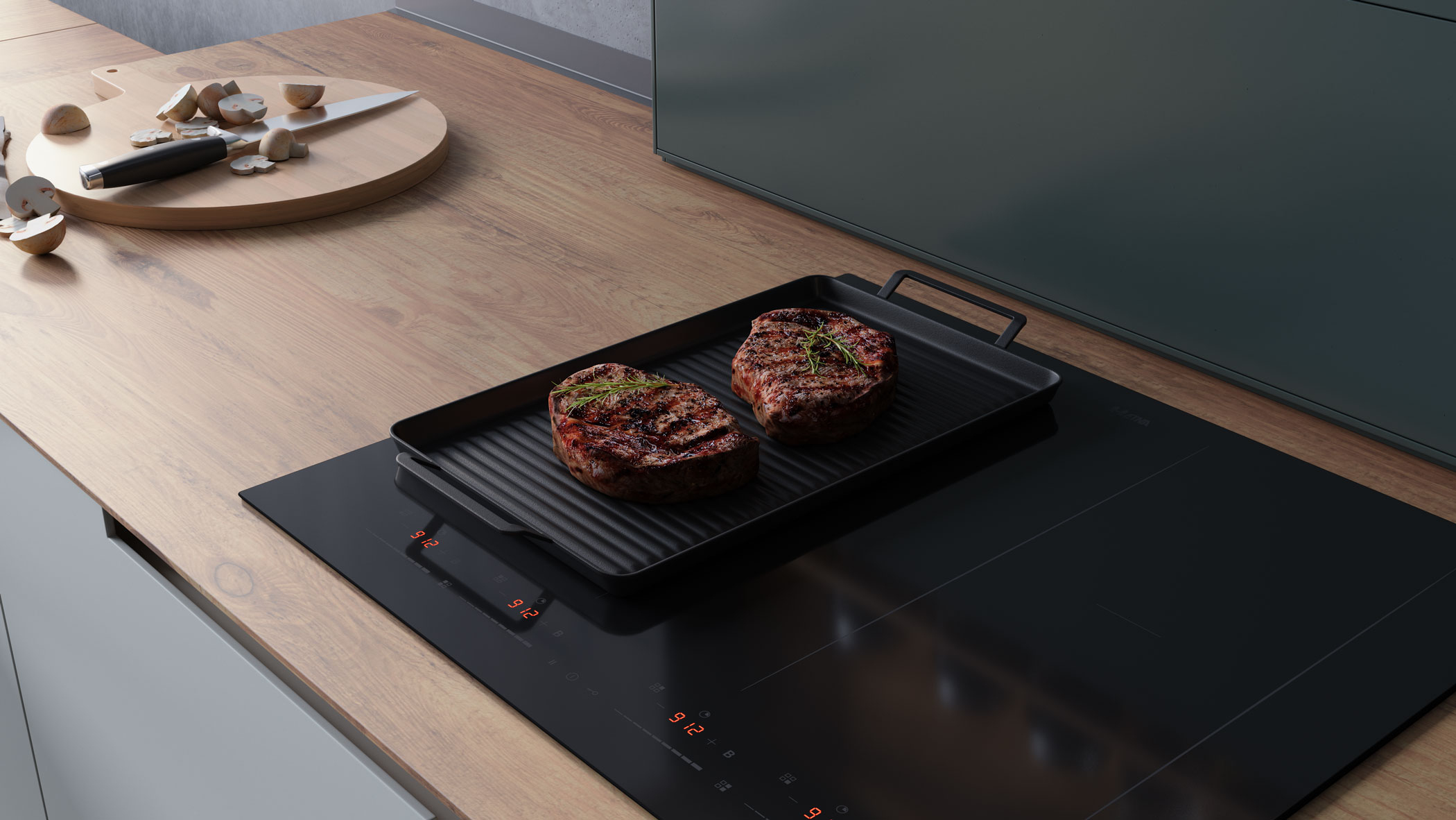 ETNA KIF562ZT kookplaat Zwart Ingebouwd 59 cm Inductiekookplaat zones 4 zone(s) - Afbeelding 11