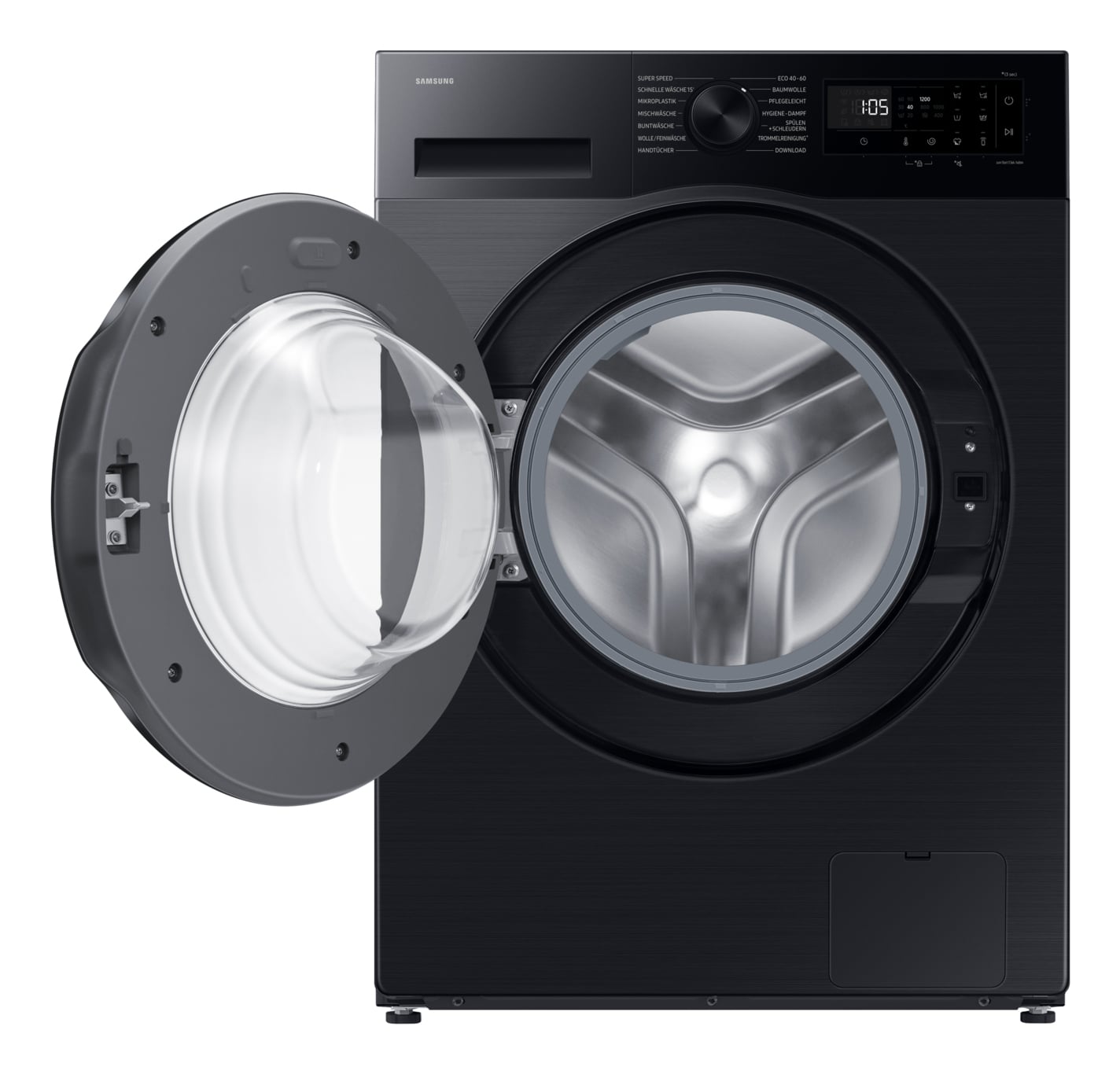 Samsung WW81FG5L32AB wasmachine Voorlader 8 kg 1200 RPM Zwart - EWO4590 - Afbeelding 7