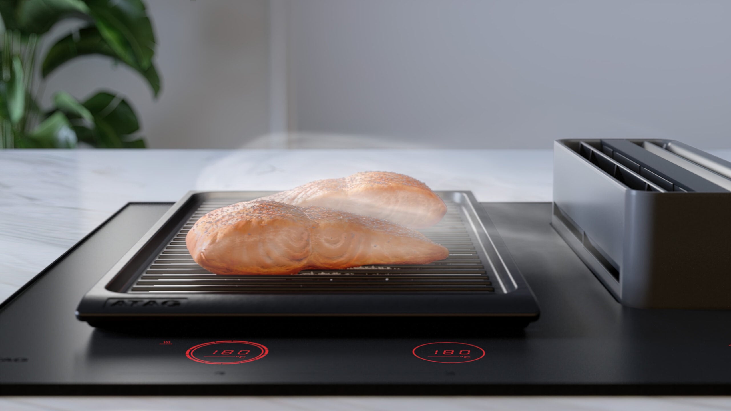 ATAG HIDD28472SVI kookplaat Zwart Ingebouwd 83 cm Inductiekookplaat zones 4 zone(s) Inbouw afzuigkap - Afbeelding 6
