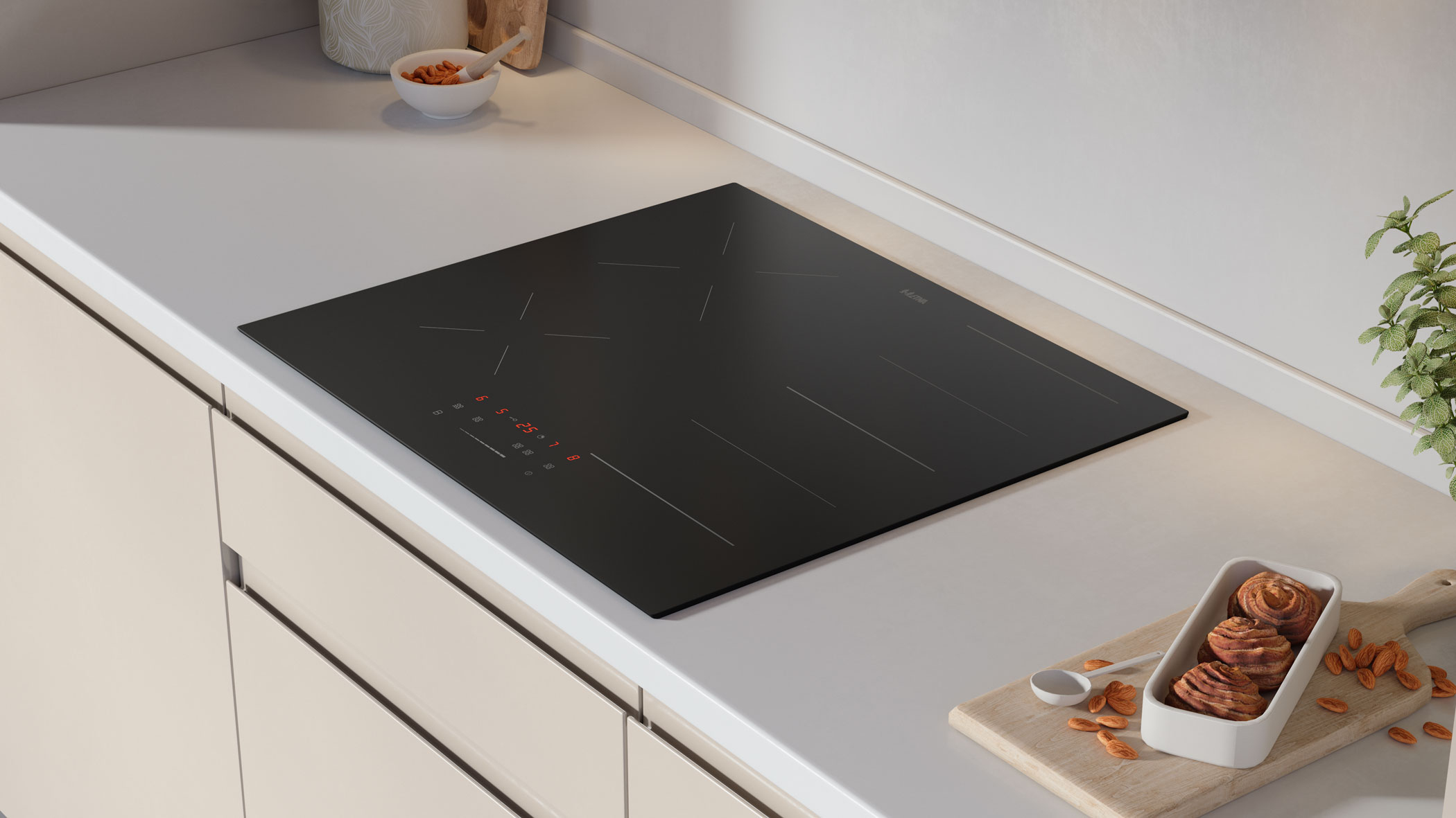 ETNA KIF360ZT kookplaat Zwart Ingebouwd 60 cm Inductiekookplaat zones 4 zone(s) - Afbeelding 6