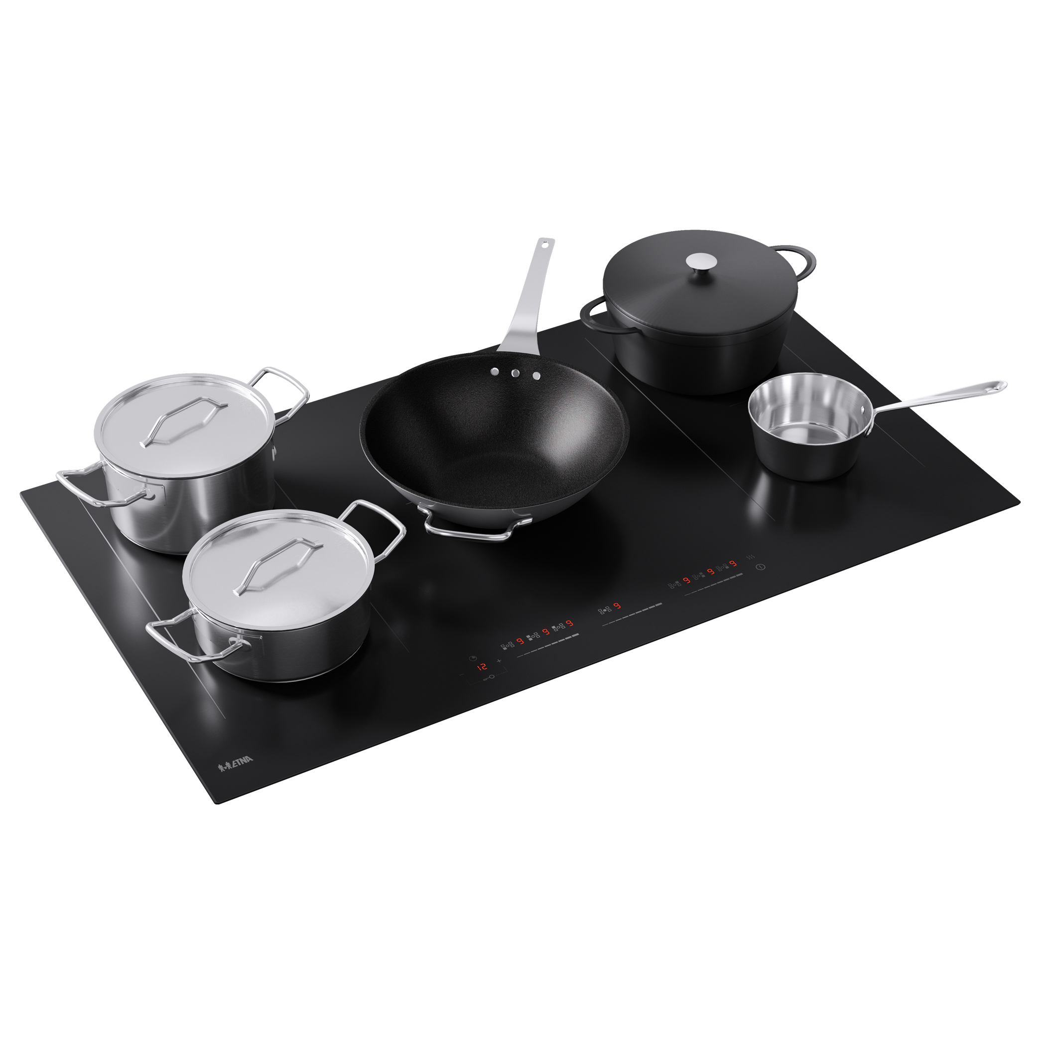 ETNA KIF590ZT kookplaat Zwart Ingebouwd 90 cm Inductiekookplaat zones 5 zone(s) - Afbeelding 6