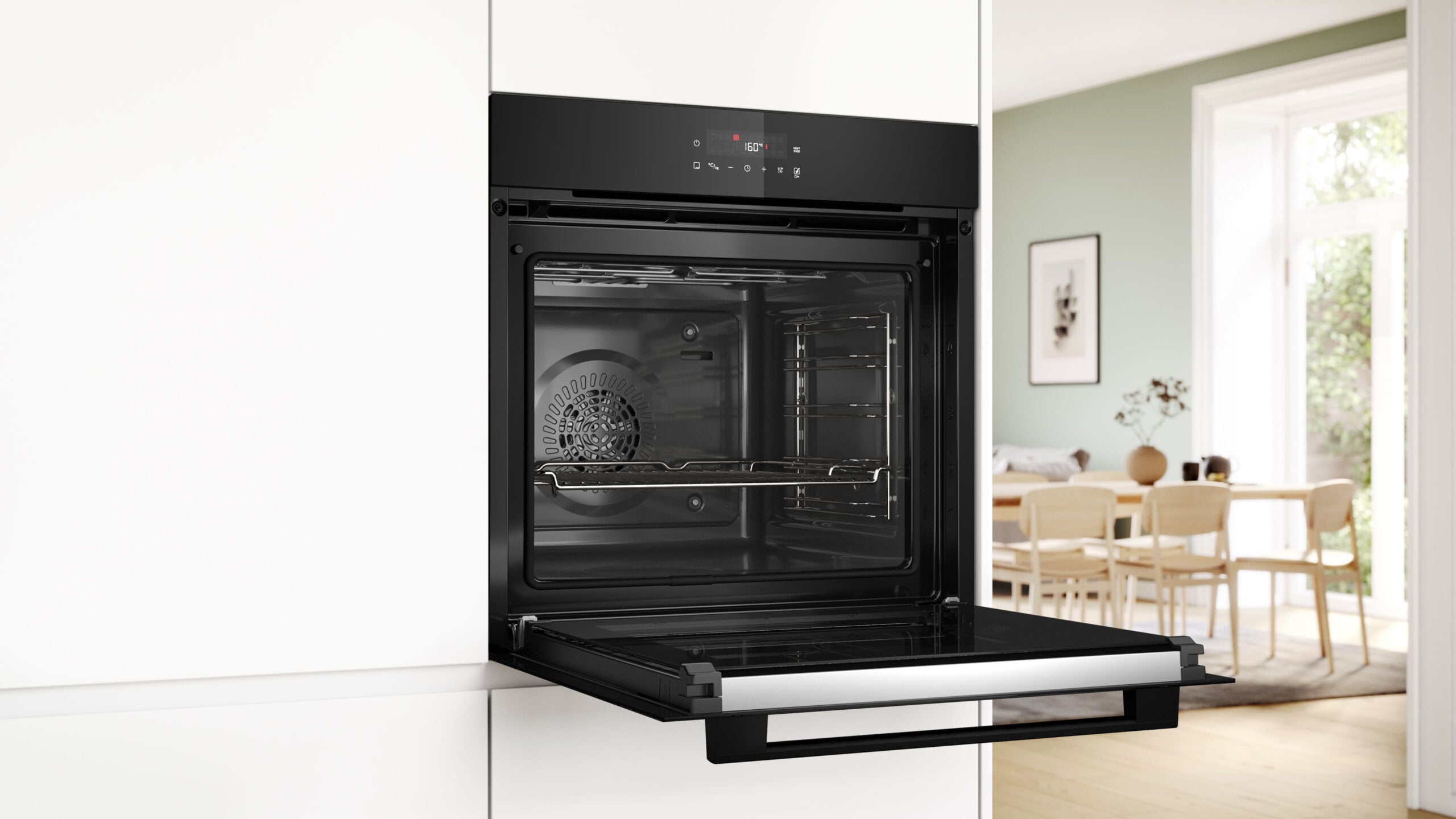 Bosch Serie 2 HBA571BB4 oven 71 l 3600 W Zwart - Afbeelding 5
