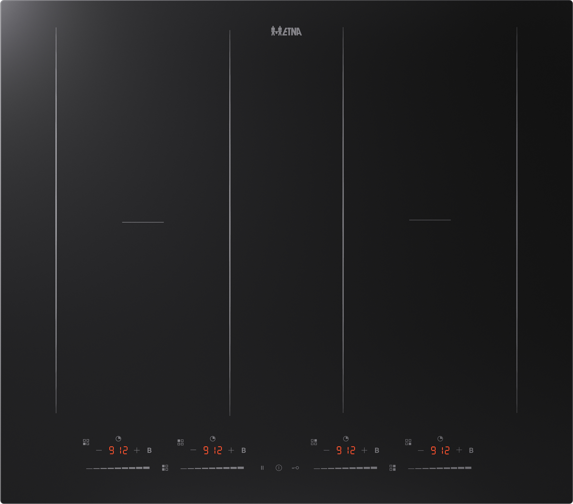 ETNA KIF562ZT kookplaat Zwart Ingebouwd 59 cm Inductiekookplaat zones 4 zone(s) - Afbeelding 13