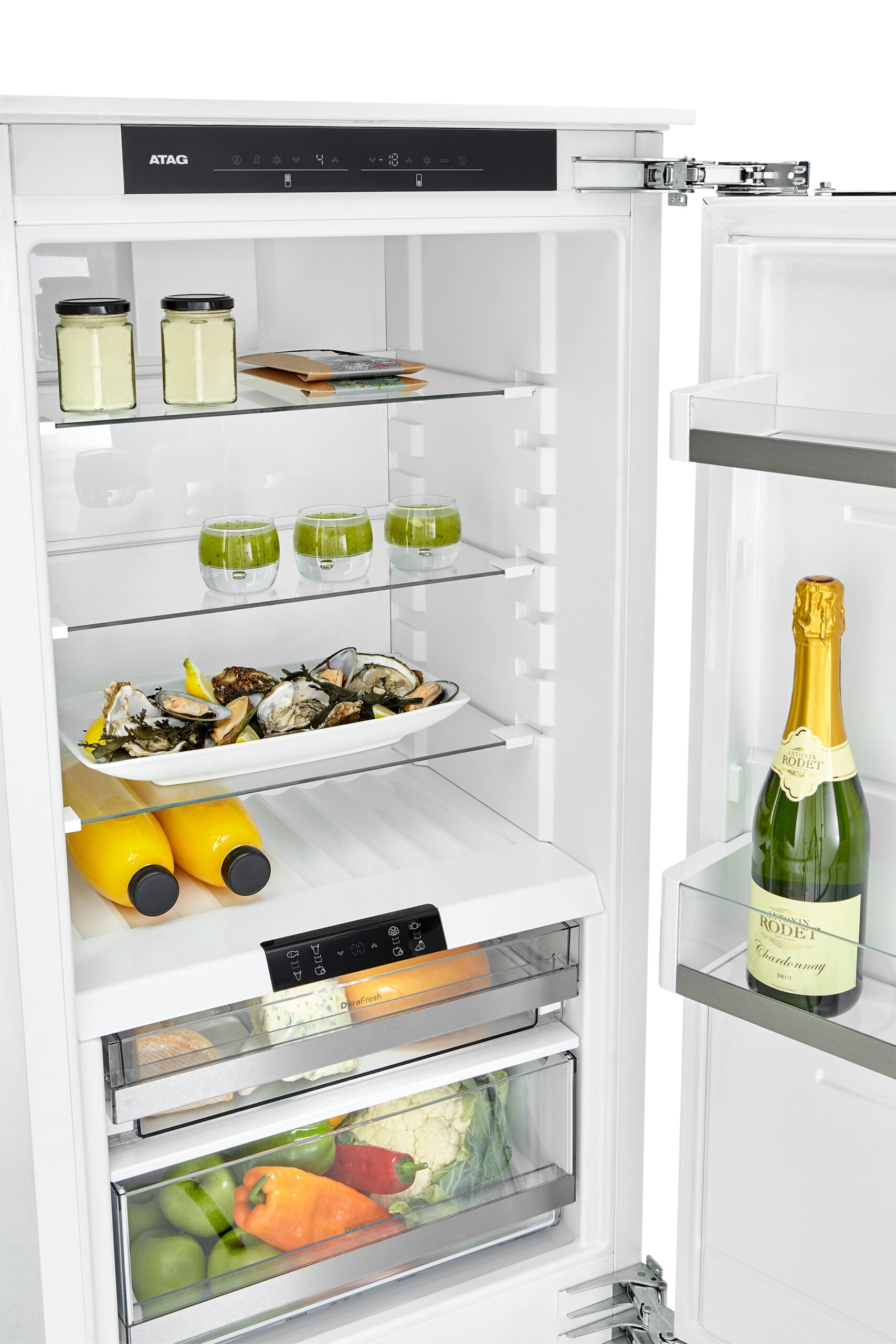 ATAG KD86178DF koel-vriescombinatie Ingebouwd 229 l Wit verpakkingsschade - Afbeelding 5