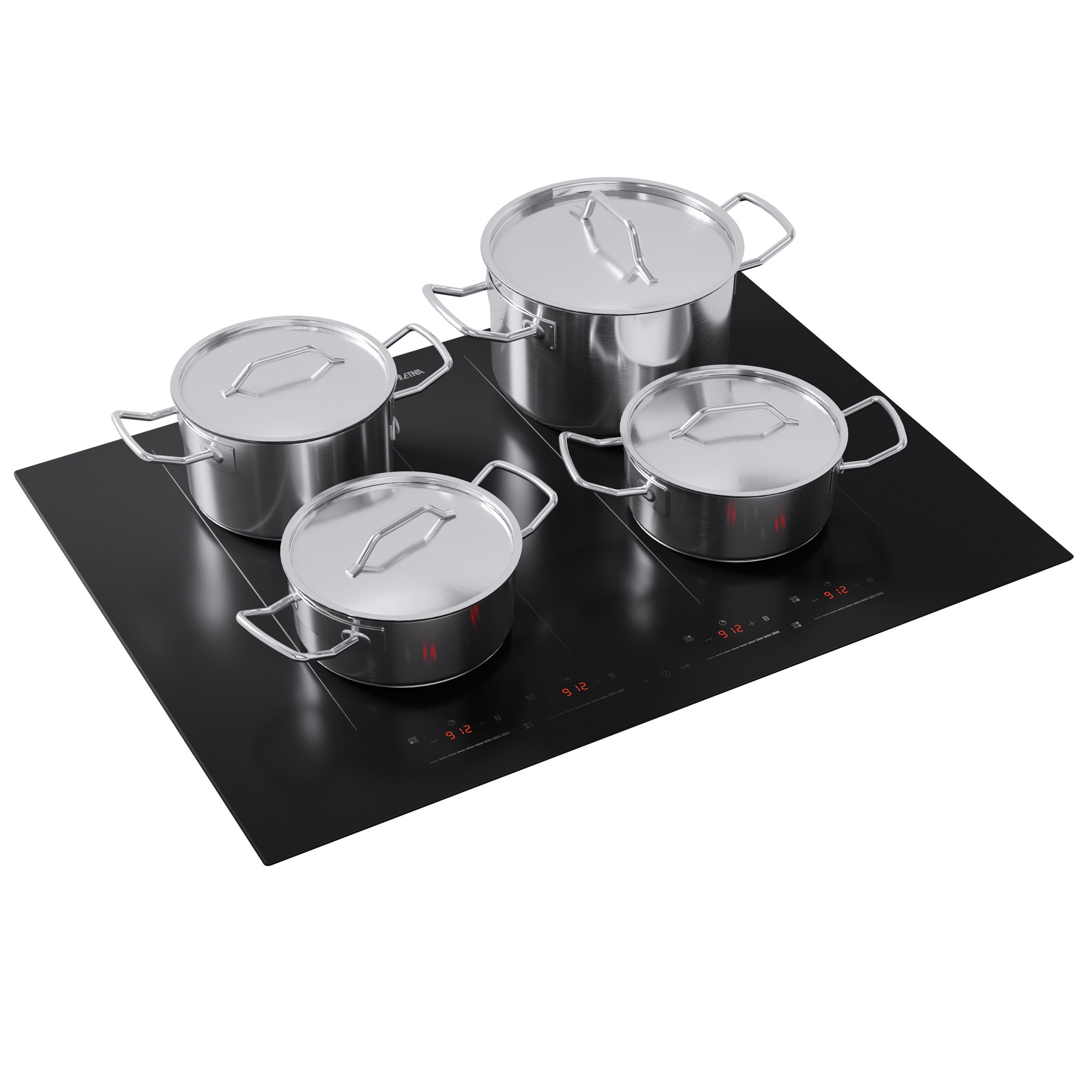 ETNA KIF572ZT kookplaat Zwart Ingebouwd 70 cm Inductiekookplaat zones 4 zone(s) - Afbeelding 4