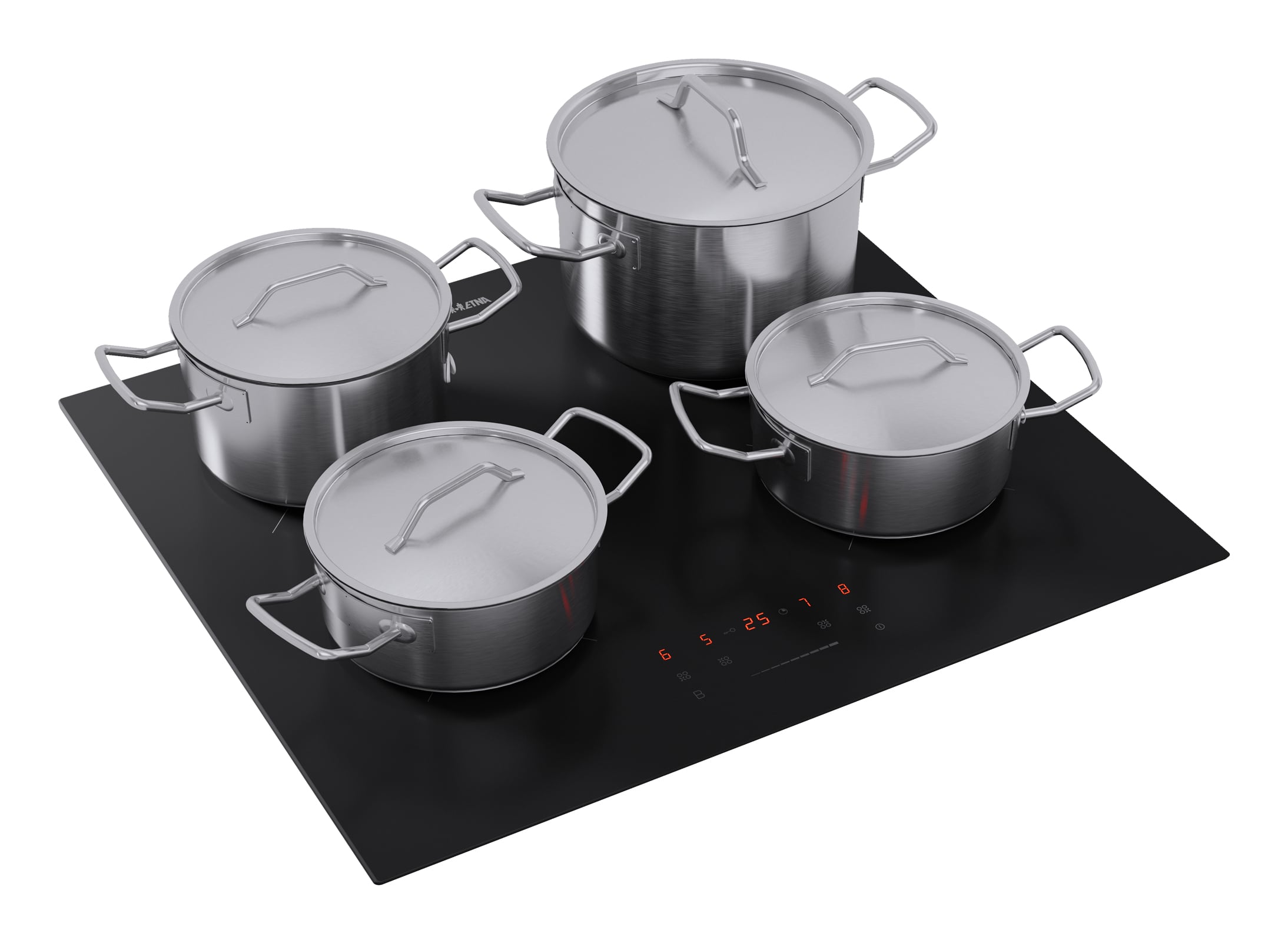 ETNA KIS159ZT kookplaat Zwart Ingebouwd 59 cm Inductiekookplaat zones 4 zone(s) - Afbeelding 4
