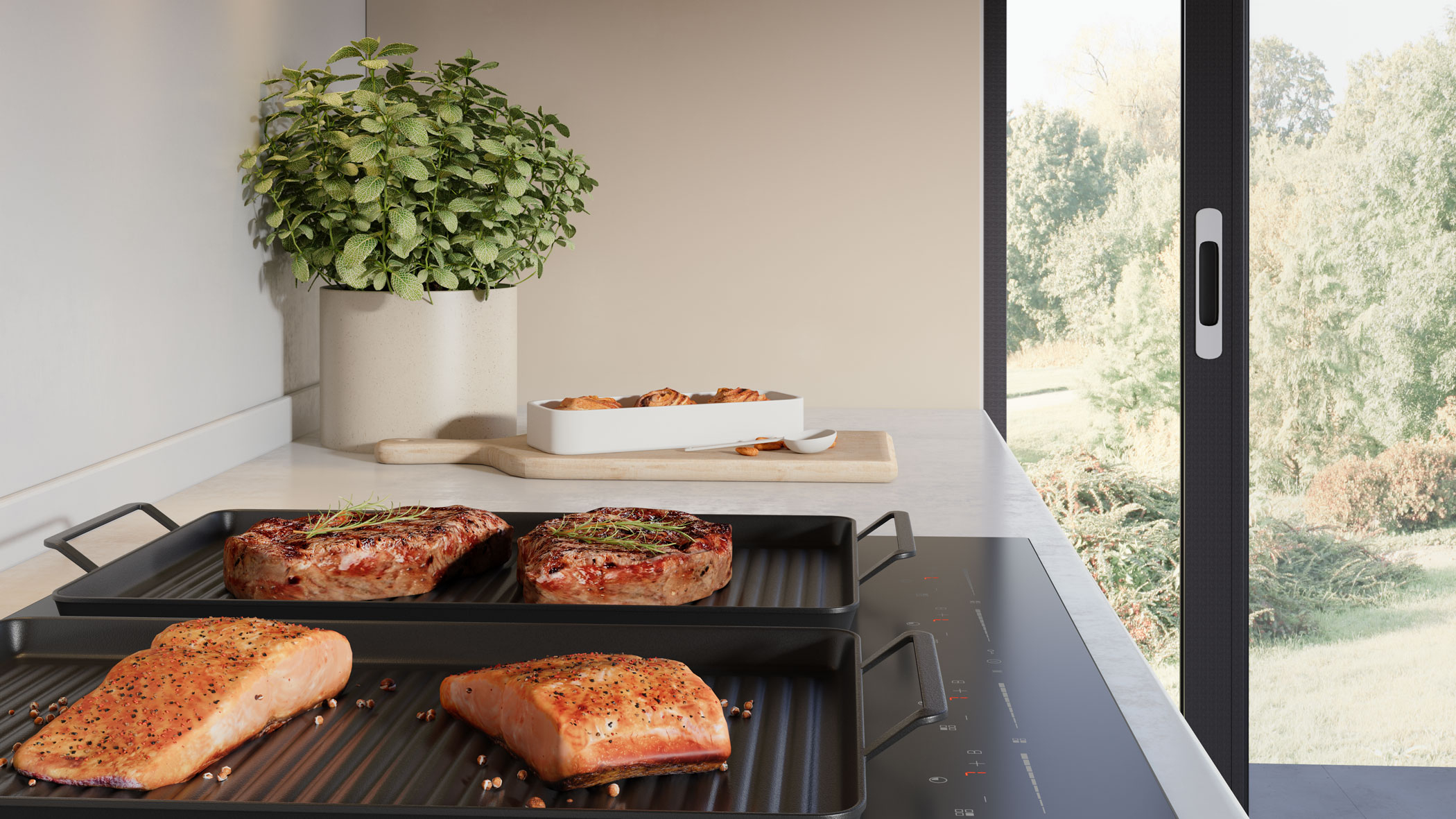 ETNA KIF5462ZT kookplaat Zwart Ingebouwd 59 cm Inductiekookplaat zones 4 zone(s) - Afbeelding 10