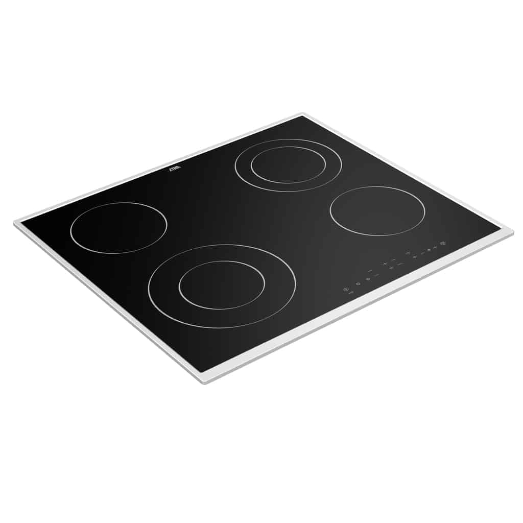 ETNA KC360RVS kookplaat Zwart, Roestvrijstaal Ingebouwd 60 cm Keramisch 4 zone(s) - Afbeelding 3