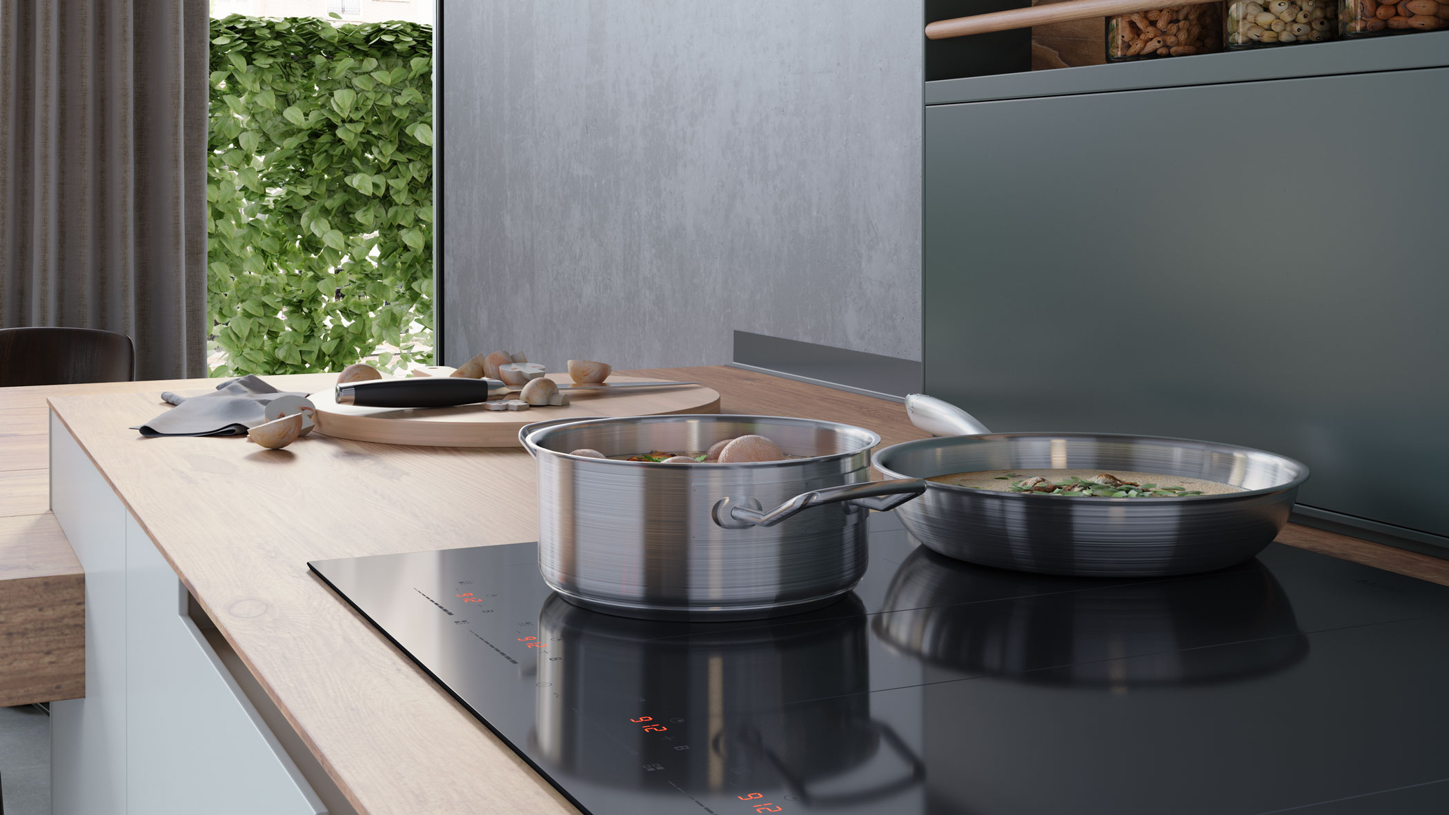 ETNA KIF562ZT kookplaat Zwart Ingebouwd 59 cm Inductiekookplaat zones 4 zone(s) - Afbeelding 12