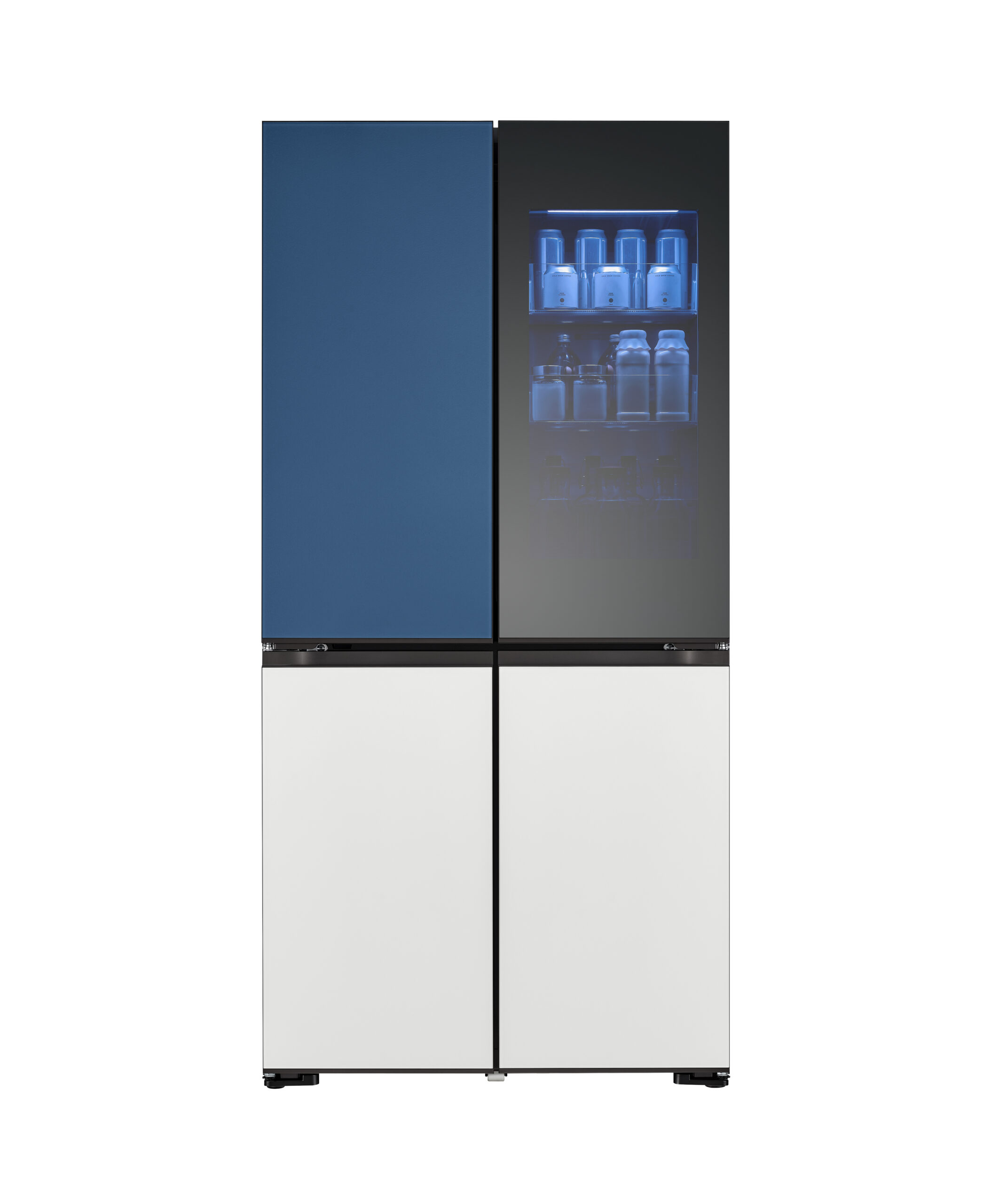 LG InstaView GMV960NNME amerikaanse koelkast Vrijstaand 617 l Meerkleurig Showroommodel - Afbeelding 5