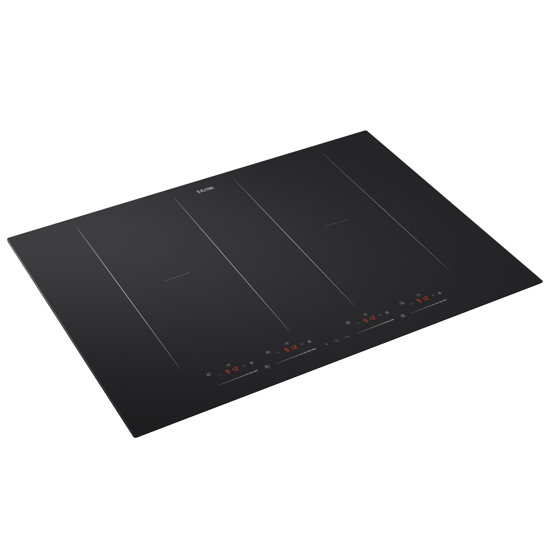 ETNA KIF572ZT kookplaat Zwart Ingebouwd 70 cm Inductiekookplaat zones 4 zone(s) - Afbeelding 5