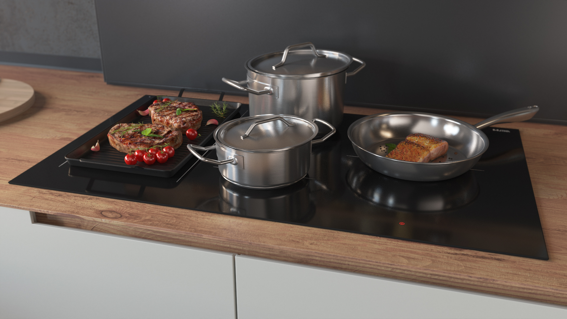 ETNA KIF890ZT kookplaat Zwart Ingebouwd 90 cm Inductiekookplaat zones 5 zone(s) - Afbeelding 22