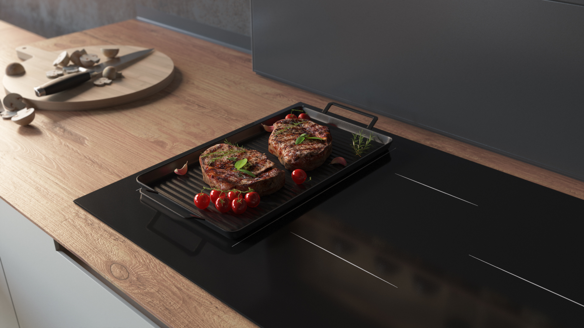 ETNA KIF890ZT kookplaat Zwart Ingebouwd 90 cm Inductiekookplaat zones 5 zone(s) - Afbeelding 16