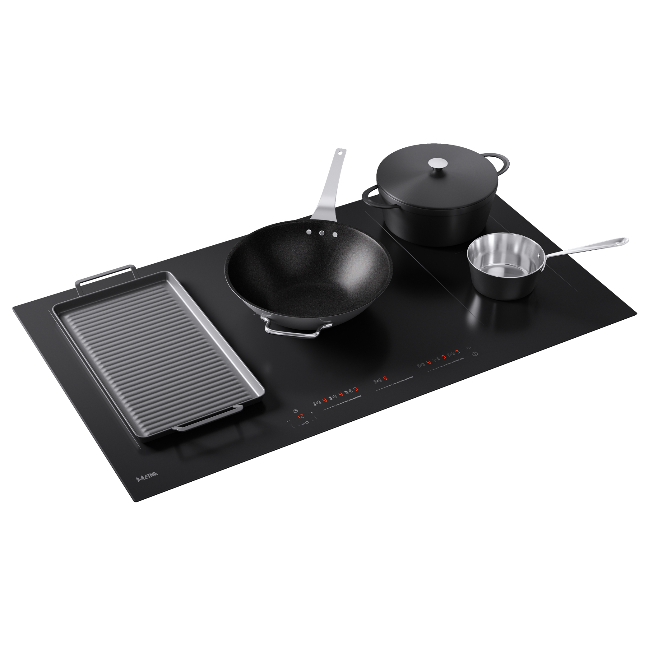 ETNA KIF590ZT kookplaat Zwart Ingebouwd 90 cm Inductiekookplaat zones 5 zone(s) - Afbeelding 4