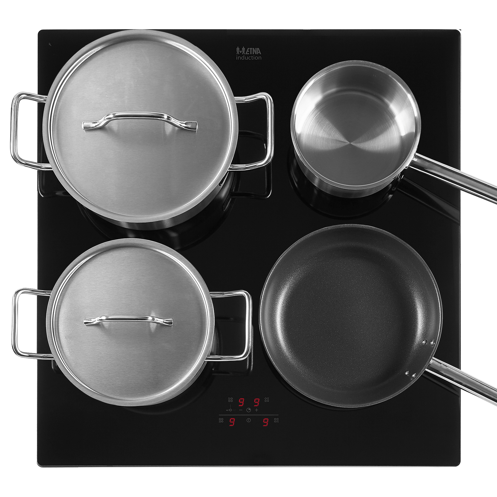 ETNA KIV354RVS kookplaat Zwart, Roestvrijstaal Aanrecht 54 cm Inductiekookplaat zones 4 zone(s) - Afbeelding 5