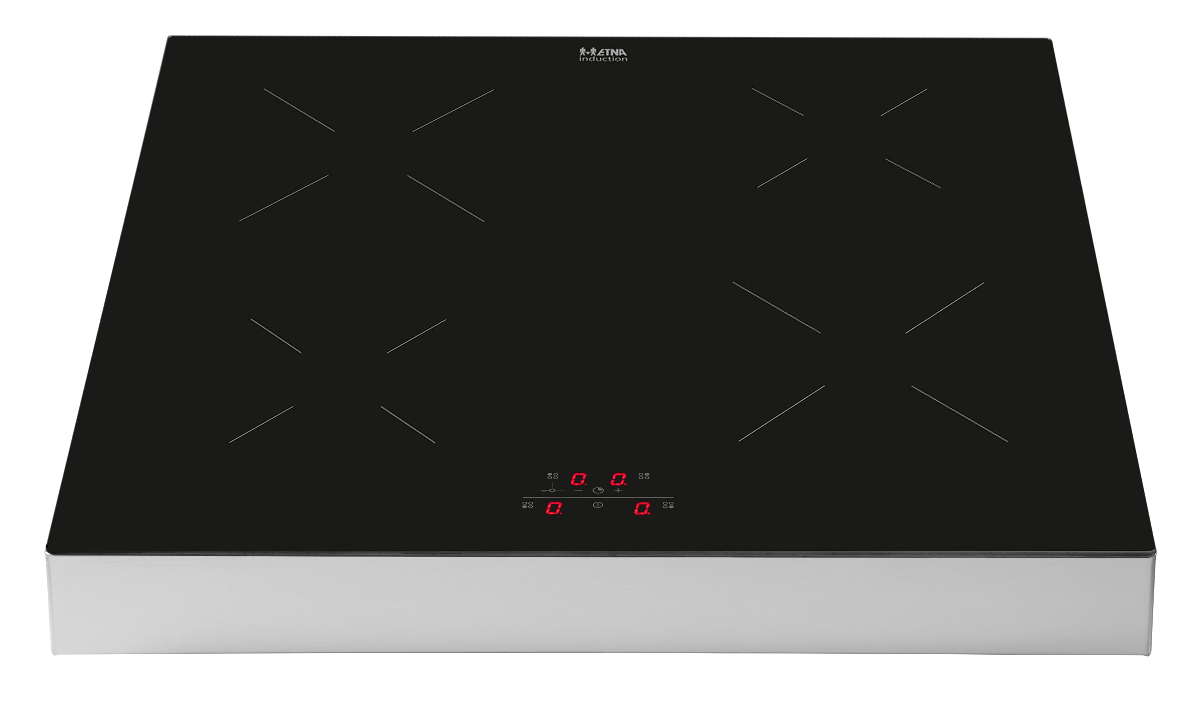 ETNA KIV354RVS kookplaat Zwart, Roestvrijstaal Aanrecht 54 cm Inductiekookplaat zones 4 zone(s) - Afbeelding 4