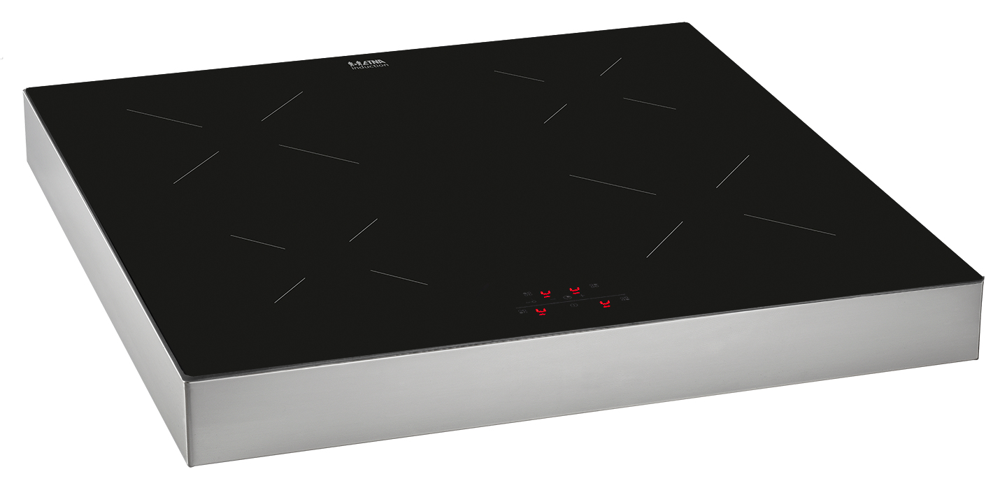 ETNA KIV354RVS kookplaat Zwart, Roestvrijstaal Aanrecht 54 cm Inductiekookplaat zones 4 zone(s) - Afbeelding 3