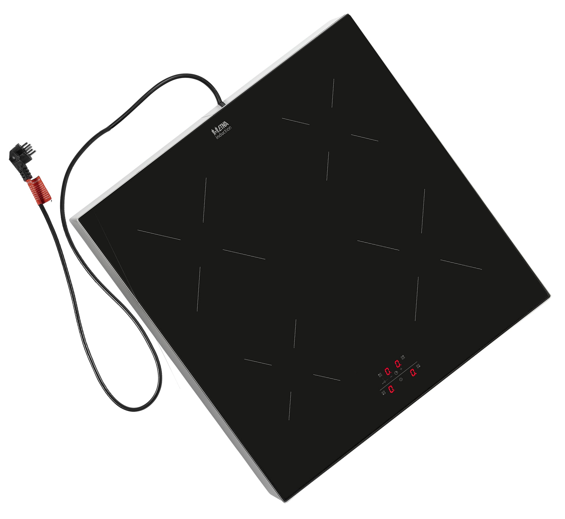 ETNA KIV354RVS kookplaat Zwart, Roestvrijstaal Aanrecht 54 cm Inductiekookplaat zones 4 zone(s) - Afbeelding 6