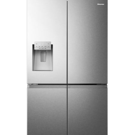 Hisense RQ760N4SASE amerikaanse koelkast Vrijstaand 584 l Roestvrijstaal doosschade DHZ4717