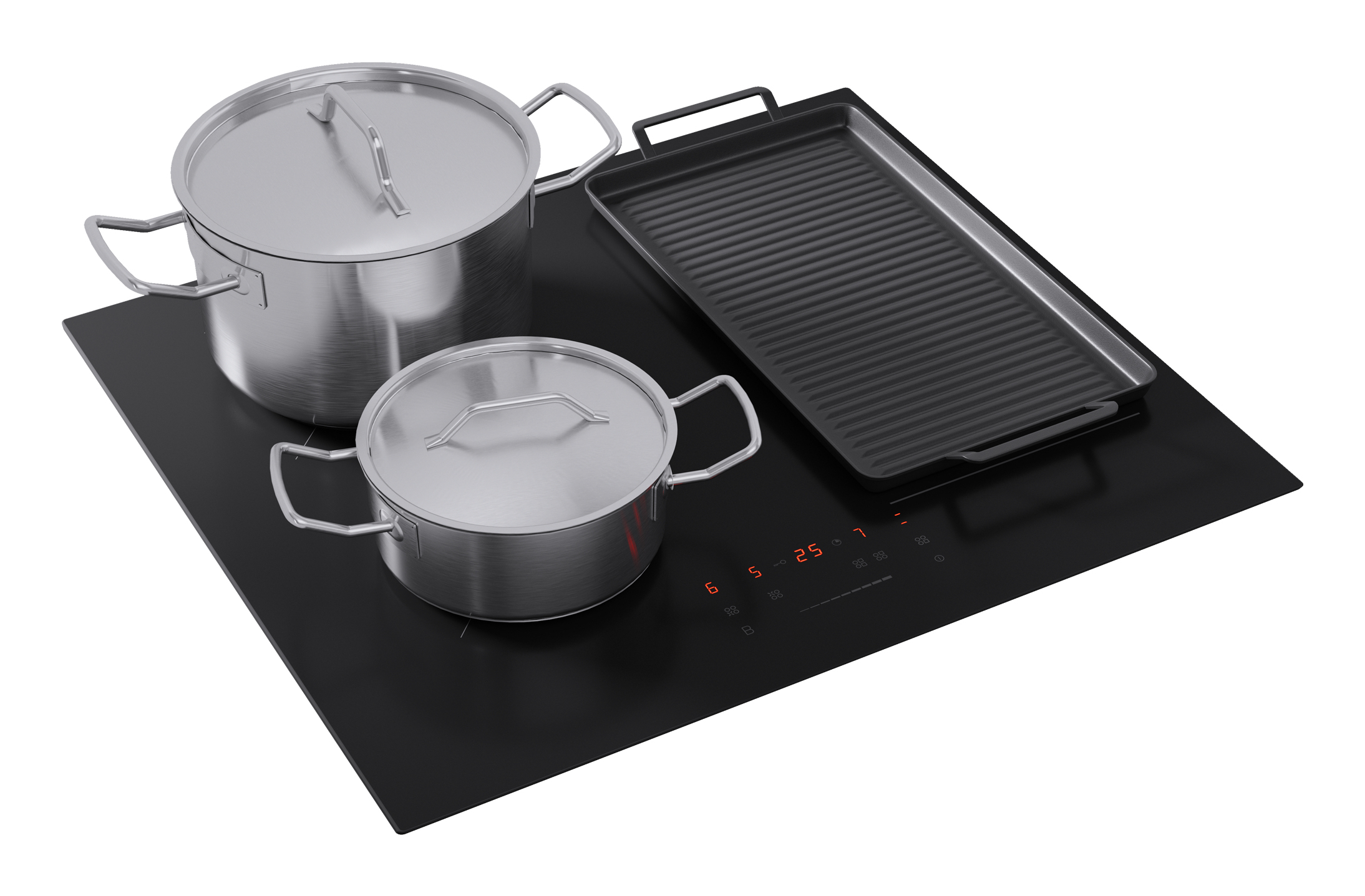 ETNA KIF360ZT kookplaat Zwart Ingebouwd 60 cm Inductiekookplaat zones 4 zone(s) - Afbeelding 4