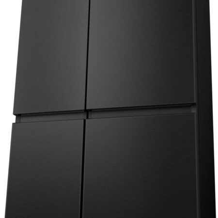 Hisense RS5P668SSFC amerikaanse koelkast Vrijstaand 652 l Zwart, Roestvrijstaal doosschade DHZ4723
