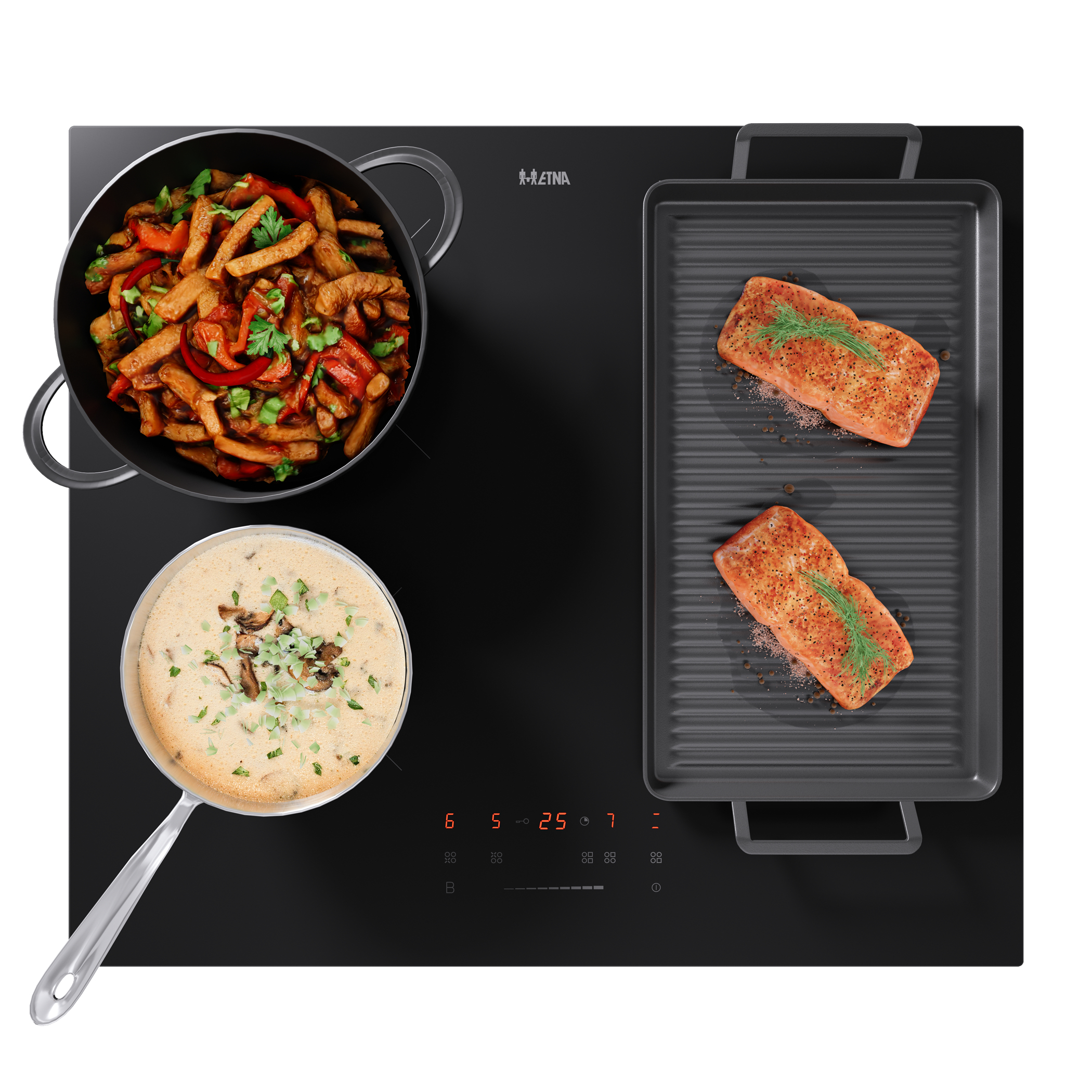 ETNA KIF360ZT kookplaat Zwart Ingebouwd 60 cm Inductiekookplaat zones 4 zone(s) - Afbeelding 5