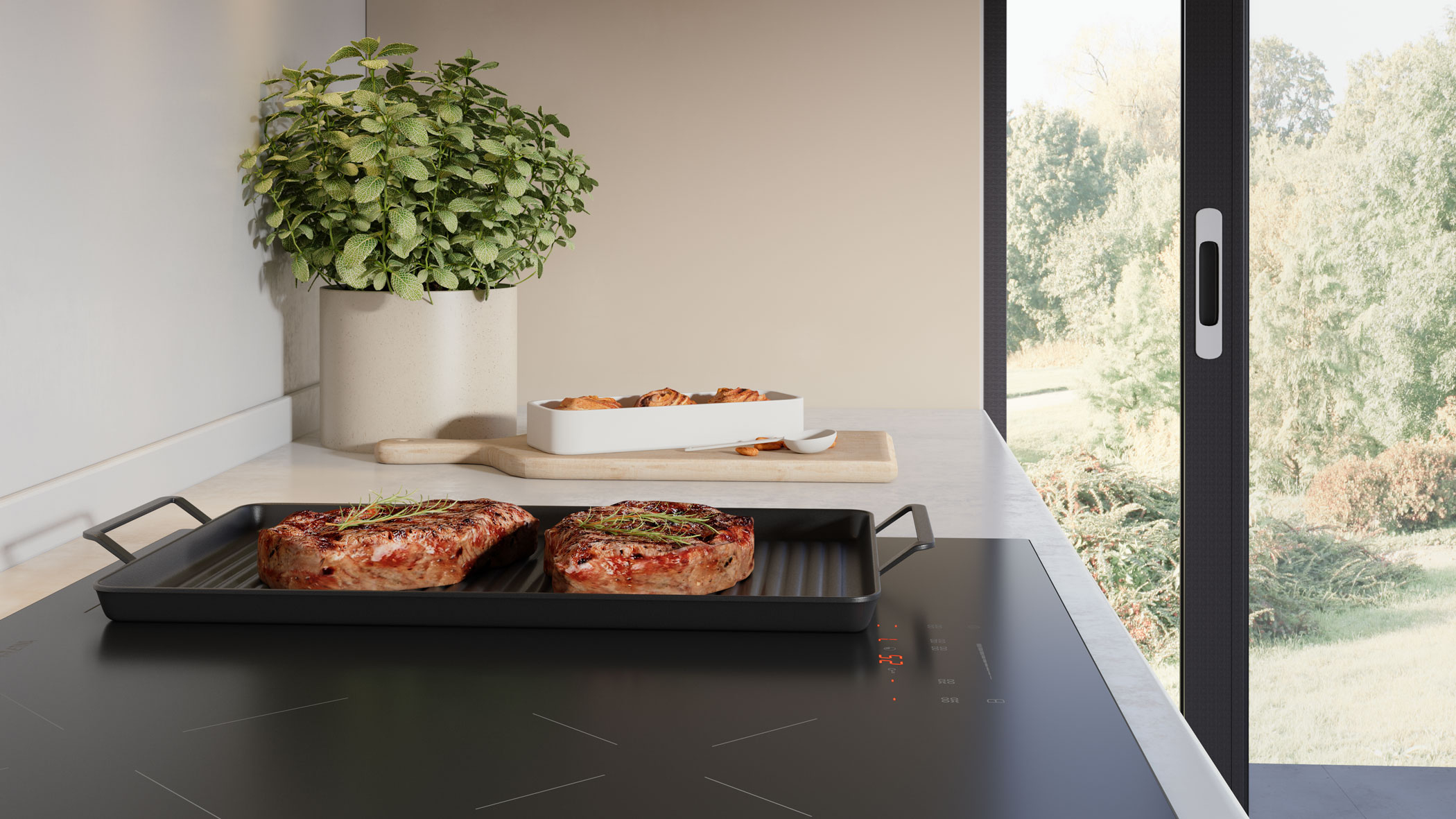 ETNA KIF360ZT kookplaat Zwart Ingebouwd 60 cm Inductiekookplaat zones 4 zone(s) - Afbeelding 9
