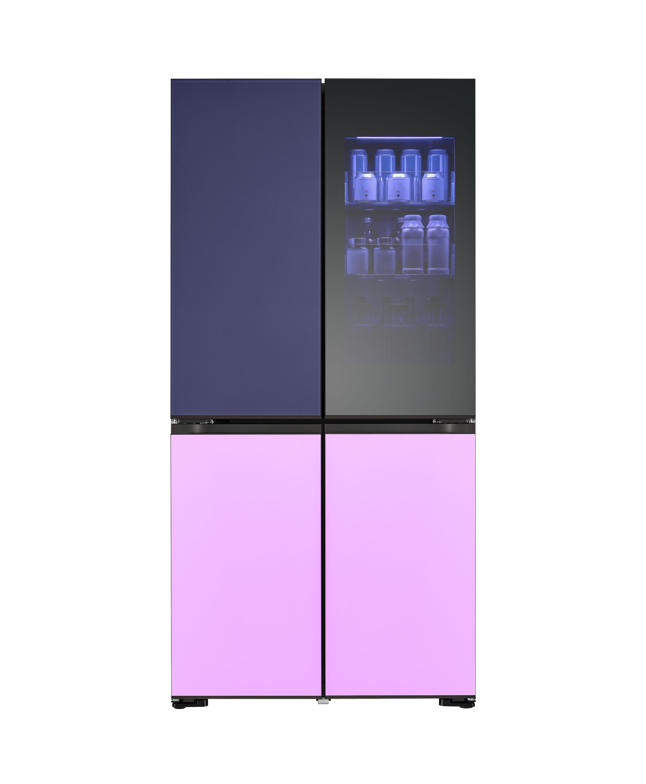 LG InstaView GMV960NNME amerikaanse koelkast Vrijstaand 617 l Meerkleurig Showroommodel - Afbeelding 6