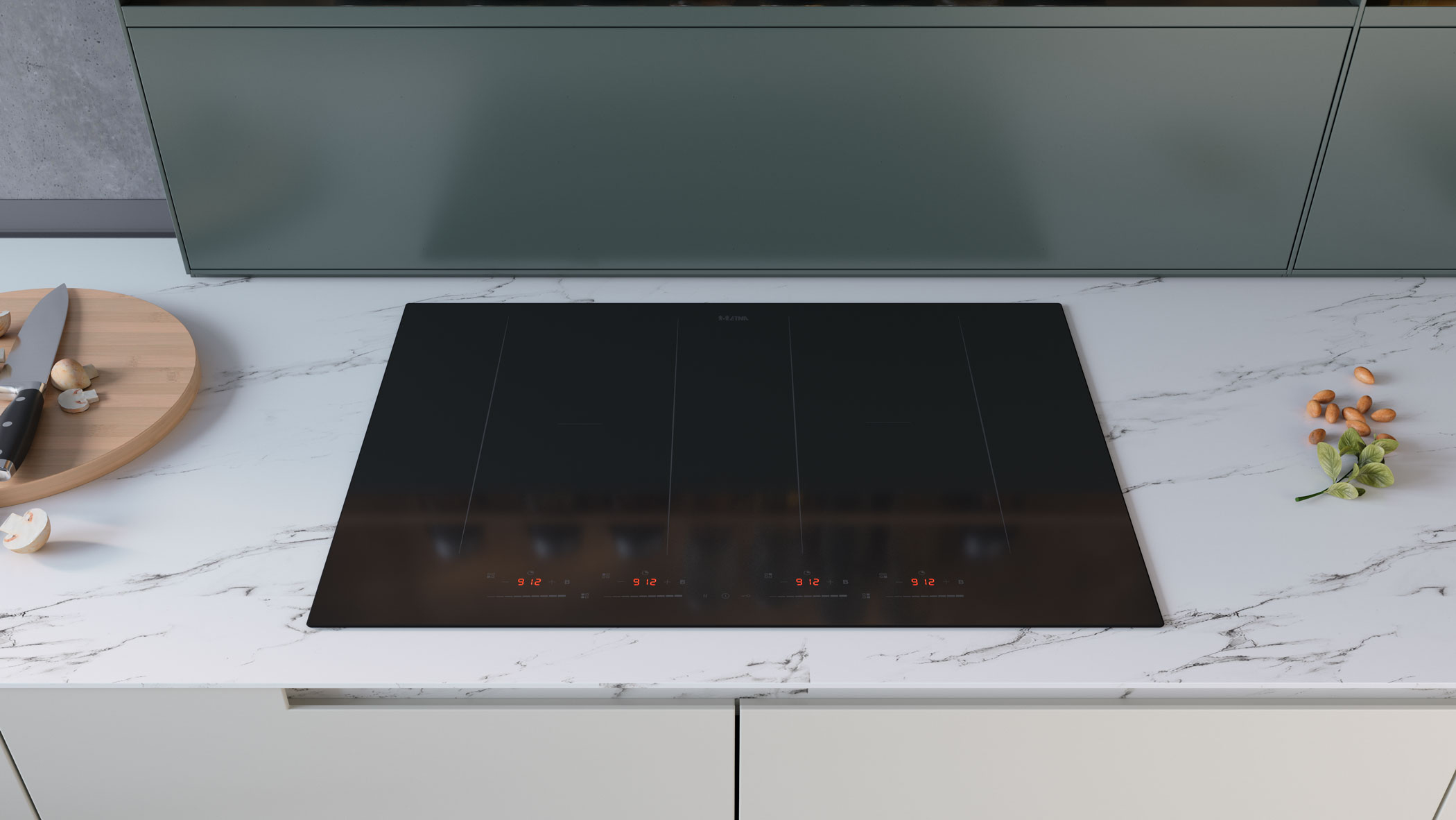 ETNA KIF572ZT kookplaat Zwart Ingebouwd 70 cm Inductiekookplaat zones 4 zone(s) - Afbeelding 7