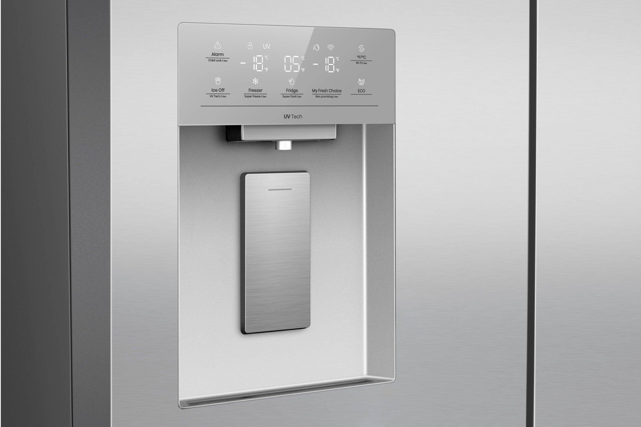 Hisense RQ5P640SYSD koel-vriescombinatie Vrijstaand 640 l Zilver, Roestvrijstaal EWO4795 - Afbeelding 6