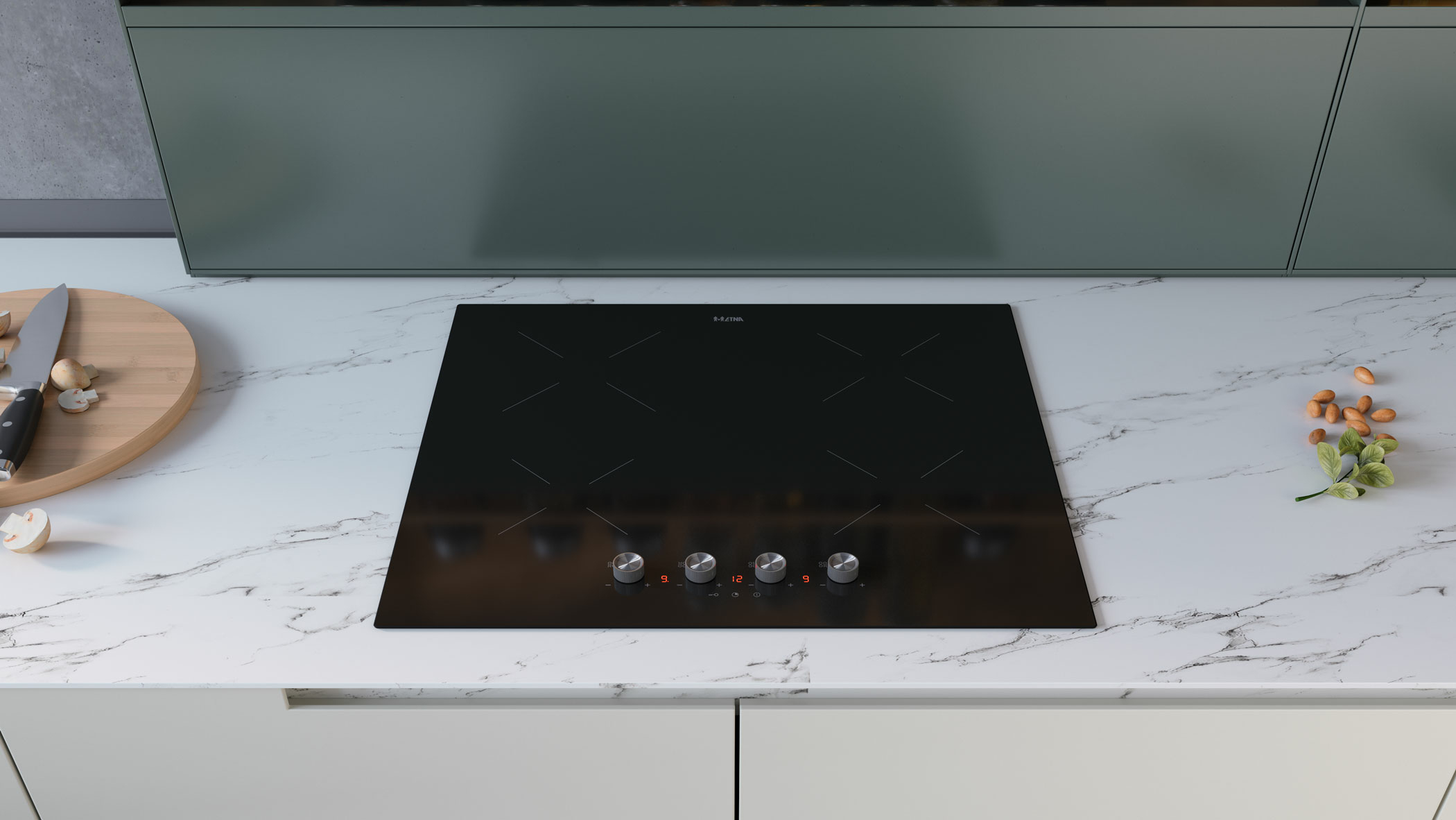 ETNA KI560KZT kookplaat Zwart Ingebouwd 59 cm Inductiekookplaat zones 4 zone(s) - Afbeelding 6