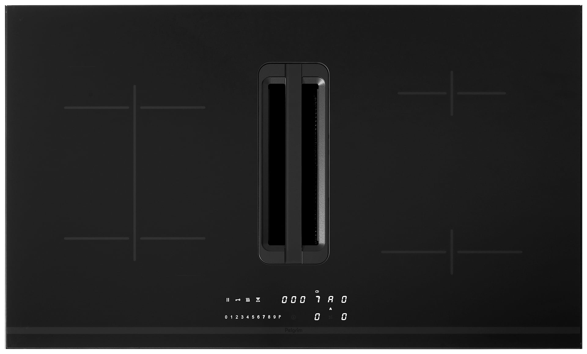 Pelgrim IKR3093 kookplaat Zwart Ingebouwd 86 cm Inductiekookplaat zones 4 zone(s) Inbouw afzuigkap - Afbeelding 3