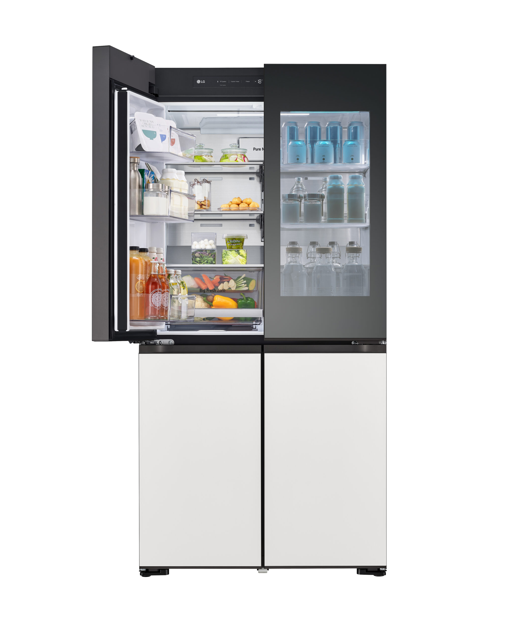 LG InstaView GMV960NNME amerikaanse koelkast Vrijstaand 617 l Meerkleurig Showroommodel - Afbeelding 15